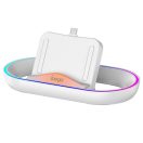 iPega P5P02 PlayStation Portal töltő dokkoló RGB világítással, fehér