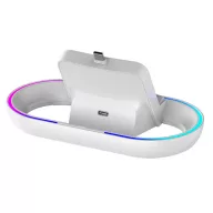   iPega P5P02 PlayStation Portal töltő dokkoló RGB világítással, fehér