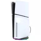 iPega P5S025S PlayStation 5 Pro/Slim függőleges állvány RGB világítással, fekete