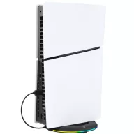   iPega P5S025S PlayStation 5 Pro/Slim függőleges állvány RGB világítással, fekete