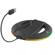   iPega P5S025S PlayStation 5 Pro/Slim függőleges állvány RGB világítással, fekete