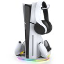 iPega P5S045 PlayStation 5 Pro/Slim függőleges állvány, fehér