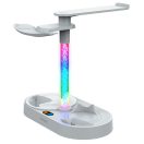 iPega P5V001 PS VR2 multifunkcionális töltő állvány, fehér