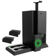   iPega XBX013 Xbox multifunkcionális konzol tartó állvány kontroller töltő résszel, fekete