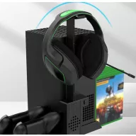   iPega XBX013 Xbox multifunkcionális konzol tartó állvány kontroller töltő résszel, fekete