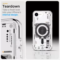   Spigen Ultra Hybrid MagFit Apple iPhone 17e / iPhone 16e tok, Neo One MagSafe, átlátszó