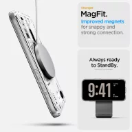   Spigen Ultra Hybrid MagFit Apple iPhone 17e / iPhone 16e tok, Neo One MagSafe, átlátszó