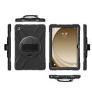 4smarts Rugged Samsung Galaxy Tab S9 FE / S9 / S8 / S7 közepesen ütésálló tok kitámasztóval, fekete