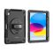 4smarts Rugged Apple iPad 10.9 2022 / iPad 11 2025 közepesen ütésálló tok kitámasztóval, fekete