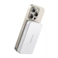   Baseus Airpow2 Qi2 mágneses powerbank / külső akkumulátor, 10000mAh 22.5W, fehér
