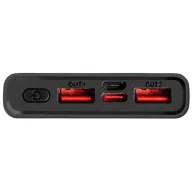   OBAL:ME EnergyPulse powerbank / külső akkumulátor kábellel, digitális kijelzővel, 20000mAh, 22,5W, fekete