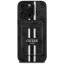 Guess 4G Stripes iPhone 16 Pro Max MagSafe hátlap tok kártyatartóval, fekete
