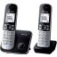 Panasonic KX-TG6812PDB DECT telefon, fekete-ezüst