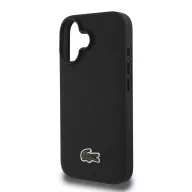   Lacoste Iconic Petit Pique Woven Logo iPhone 16 MagSafe tok, fekete