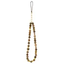 Guess PU 4G Metal Logo Strap iPhone 16 Pro Max hátlap tok, barna