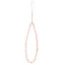 Guess PU 4G Metal Logo Strap iPhone 16 Pro Max hátlap tok, rózsaszín