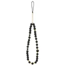 Guess PU 4G Metal Logo Strap iPhone 16 Pro Max hátlap tok, fekete