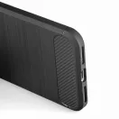 Forcell Carbon Motorola Edge 60 Fusion hátlap tok, fekete