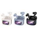 Hoco TWS EQ21 ANC bluetooth headset, aktív zajszűréssel, kék