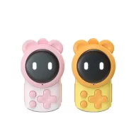  PICOCICI K47 walkie-talkie gyerekeknek, nyuszi alakú, 2db, sárga-rózsaszín
