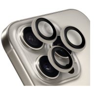   Obal:Me Apple iPhone 15 Pro/15 Pro Max tempered glass kamera védő üvegfólia, natural titanium