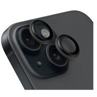   Obal:Me Apple iPhone 16 Pro/16 Pro Max tempered glass kamera védő üvegfólia, fekete