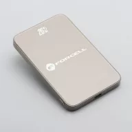  Forcell F-Energy F5K8 MagSafe kompatibilis powerbank / külső akkumulátor, 15W, 5000mAh, QC4.0, szürke