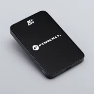   Forcell F-Energy F5K8 MagSafe kompatibilis powerbank / külső akkumulátor, 15W, 5000mAh, QC4.0, fekete
