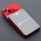 Forcell F-Energy F5K8 MagSafe kompatibilis powerbank / külső akkumulátor, 15W, 5000mAh, QC4.0, ezüst / szürke