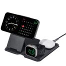 UAG 3in1 töltő állomás utazáshoz, kábellel, tartó tokkal,  fekete