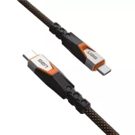   UAG SRGE USB-C - USB-C kábel, 0,75m, 240W, USB 3.2, narancs-fekete