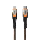 UAG SRGE USB-C - USB-C kábel, 0,75m, 240W, USB 3.2, narancs-fekete