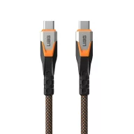   UAG SRGE USB-C - USB-C kábel, 0,75m, 240W, USB 3.2, narancs-fekete