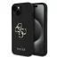 Guess PU Grained 4G Metal Logo Apple iPhone 16 hátlap tok, fekete