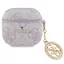 Guess 4G Script PC/PU Charm Apple AirPods 4 tok, rózsaszín