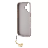   Guess 4G Charms Collection iPhone 16 Pro Max kemény hátlap tok, rózsaszín
