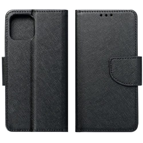 Samsung Galaxy A51 5G SM-A516F, Oldalra nyíló tok, stand, Fancy Book, fekete
