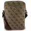 Guess PU 4G Triangle Logo kis táska, 8", barna
