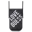 Guess PU 4G Big Love Logo telefontartó kis táska, fekete