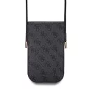 Guess PU 4G Big Love Logo telefontartó kis táska, fekete
