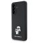 Karl Lagerfeld PU Saffiano Metal Karl and Choupette Samsung Galaxy A36 hátlap tok, fekete