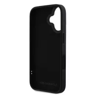   Karl Lagerfeld 3D Rubber Double Heads iPhone 16 hátlap tok, fekete