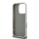 Karl Lagerfeld 3D Rubber Double Heads iPhone 16 hátlap tok, bézs