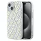 Karl Lagerfeld IML Electroplated Repeated Logo iPhone 15 hátlap tok, arany