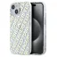 Karl Lagerfeld IML Electroplated Repeated Logo iPhone 15 hátlap tok, arany