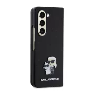   Karl Lagerfeld PU Saffiano Karl and Choupette NFT Samsung  Z Fold5 tok, fekete