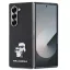 Karl Lagerfeld PU Saffiano Karl and Choupette Samsung Z Fold6 tok, fekete