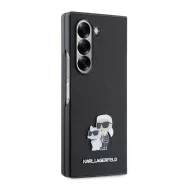   Karl Lagerfeld PU Saffiano Karl and Choupette Samsung Z Fold6 tok, fekete