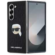   Karl Lagerfeld PU Saffiano Monogram Karl Head Samsung Z Fold6 tok, fekete