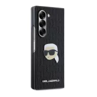   Karl Lagerfeld PU Saffiano Monogram Karl Head Samsung Z Fold6 tok, fekete